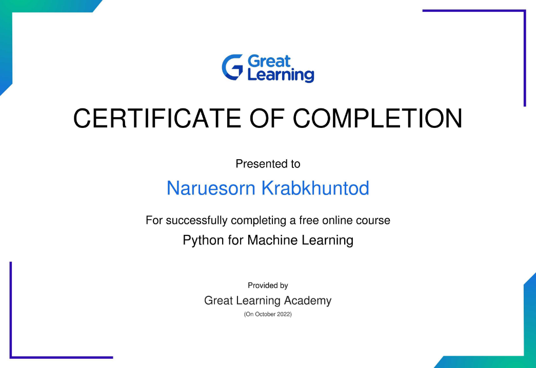 Python for Machine Learning